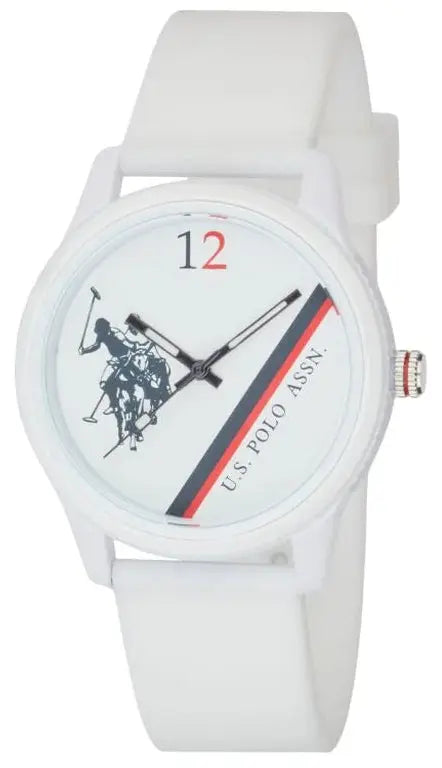 U.S. POLO USP7305WH Michael White Silicon Strap