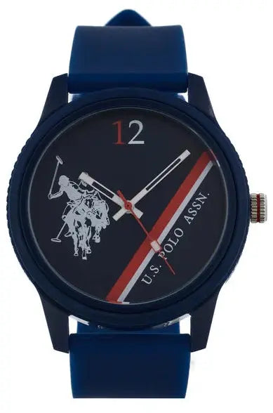 U.S. POLO USP7306BL Michael Blue Silicon Strap