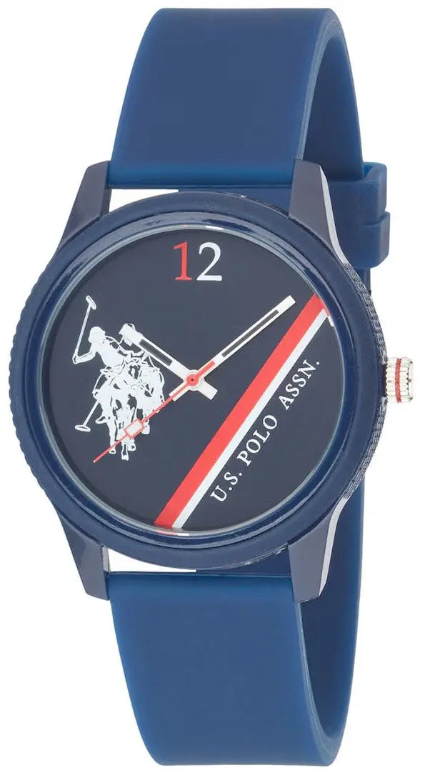 U.S. POLO USP7307BL Michael Blue Silicon Strap