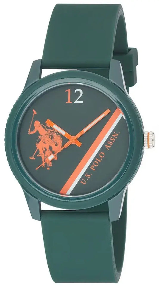 U.S. POLO USP7309GR Michael Green Silicon Strap