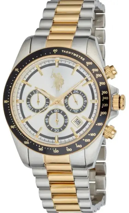 U.S. POLO USP7331YG Thunder Two Tone Stainless Steel Bracelet
