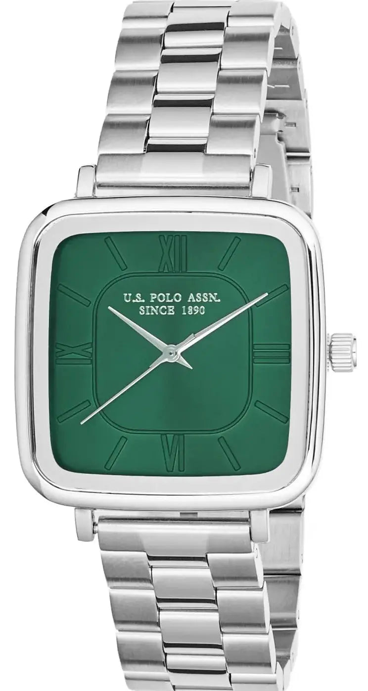 US POLO USP7111ST Ezra Brown Leather Strap