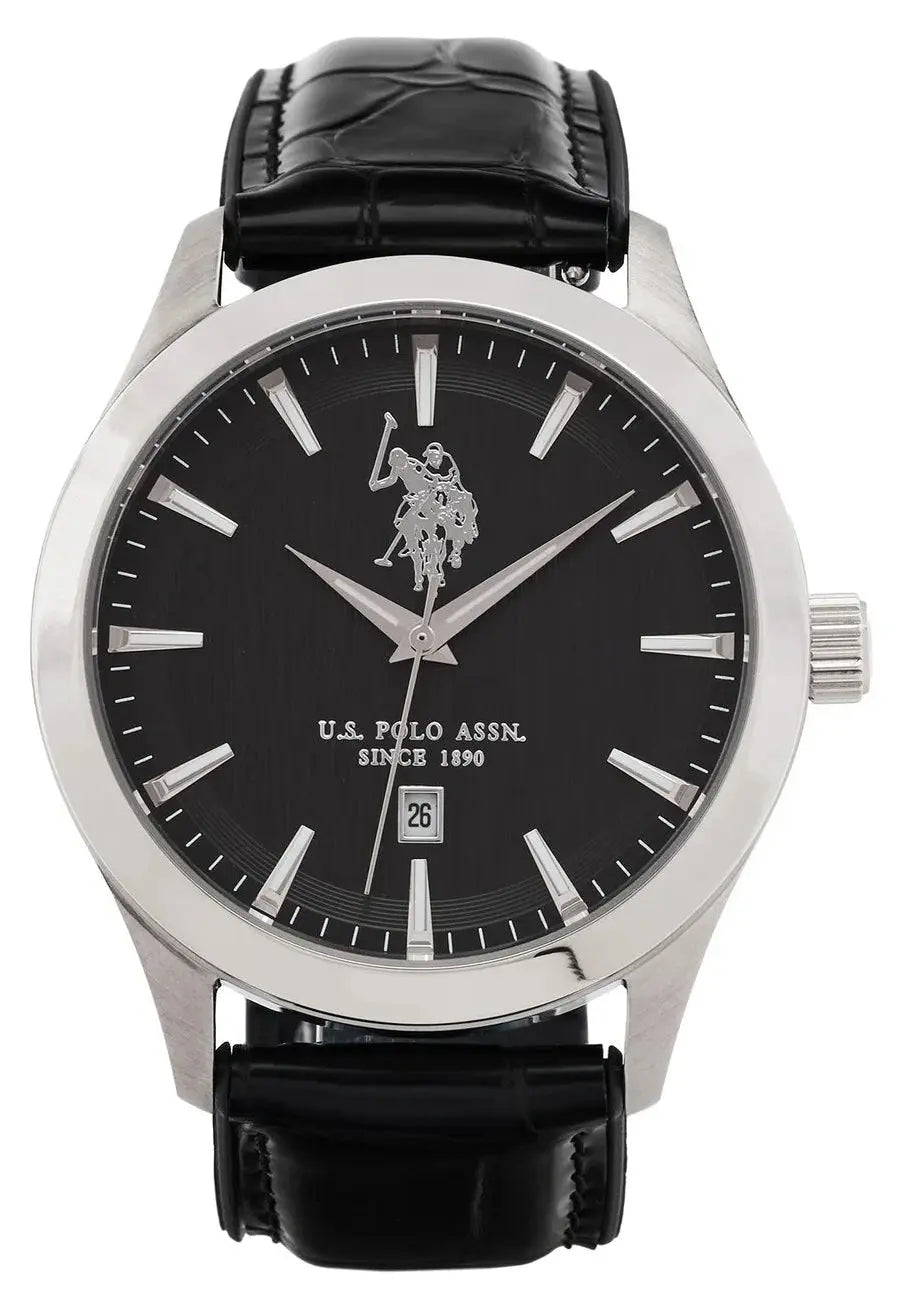 US POLO USP7111ST Ezra Brown Leather Strap