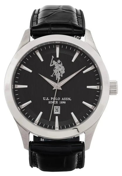 US POLO USP7111ST Ezra Brown Leather Strap