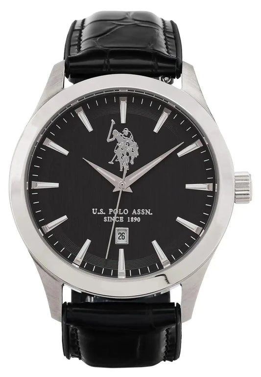 US POLO USP7111ST Ezra Brown Leather Strap