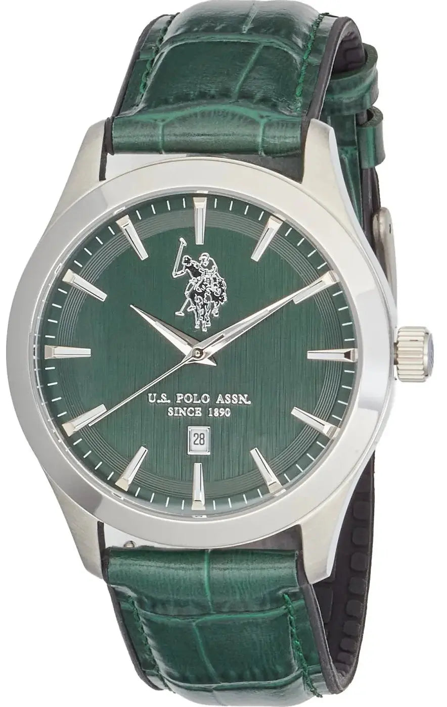 US POLO USP7111ST Ezra Brown Leather Strap