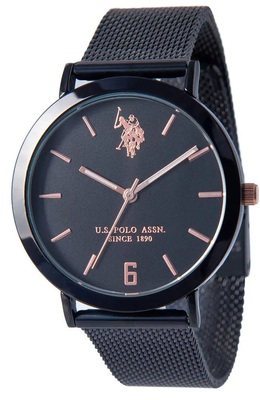US POLO USP8110YG Camille Gold Metallic Mesh Bracelet