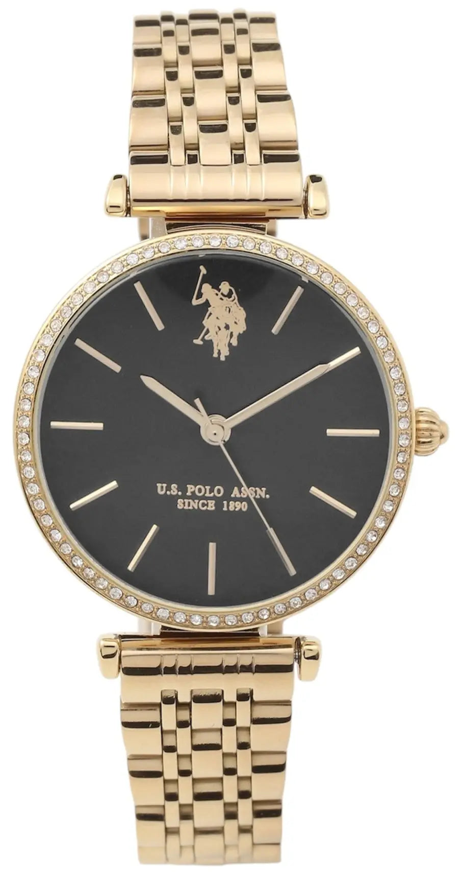 U.S. POLO USP8170BK Eleonor Gold Metallic Bracelet