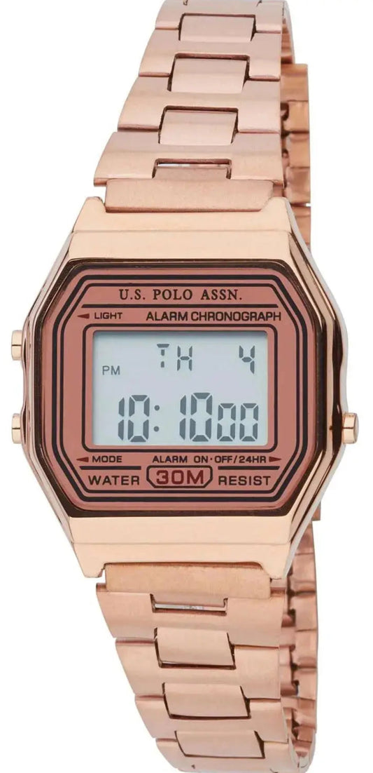 US POLO USP8107ST Camille Silver Metallic Mesh Bracelet