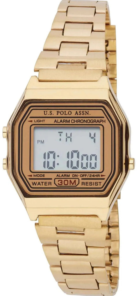 US POLO USP8107ST Camille Silver Metallic Mesh Bracelet