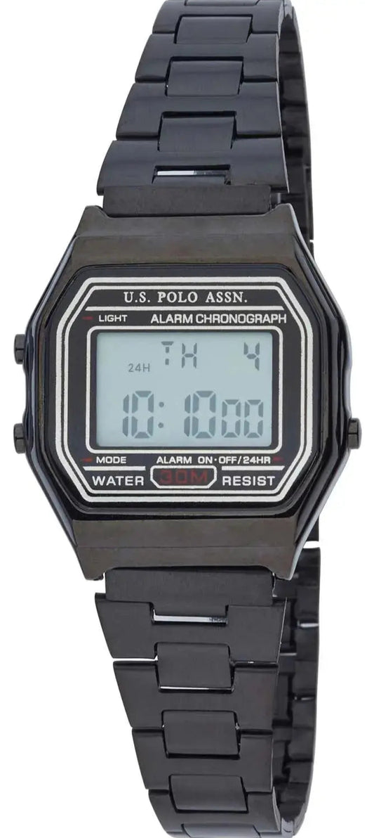 US POLO USP8107ST Camille Silver Metallic Mesh Bracelet