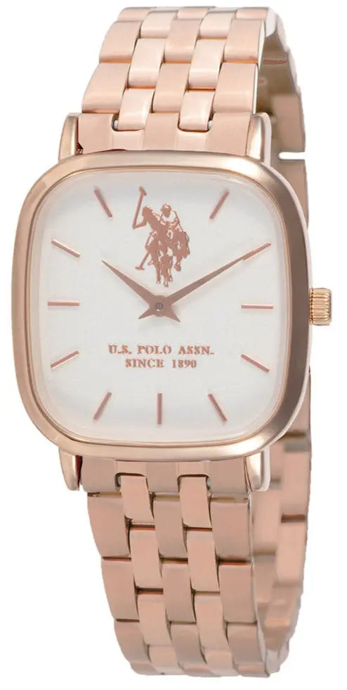 US POLO USP8110YG Camille Gold Metallic Mesh Bracelet