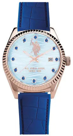 US POLO USP8103PK Camille Pink Leather Strap