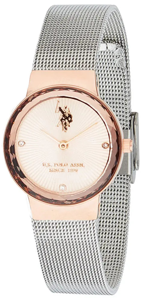 U.S. POLO USP8259RG Angelique Silver Stainless Steel Bracelet