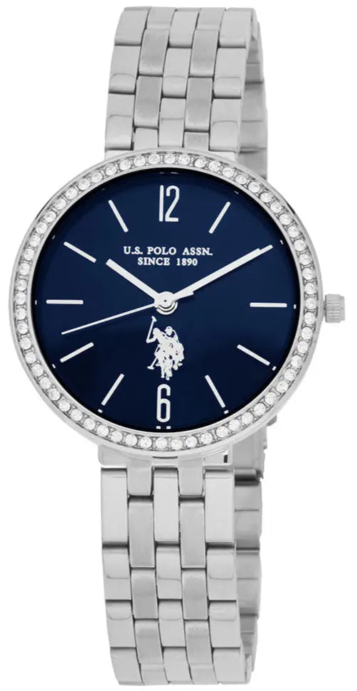 U.S. POLO USP8275BL Rose Silver Stainless Steel Bracelet