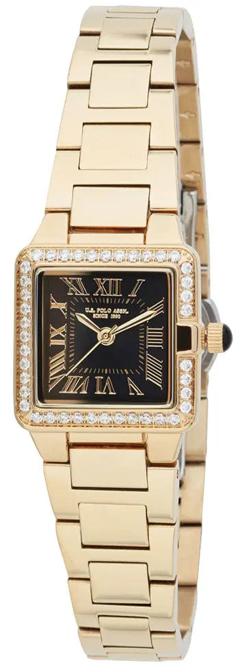 US POLO USP8107ST Camille Silver Metallic Mesh Bracelet