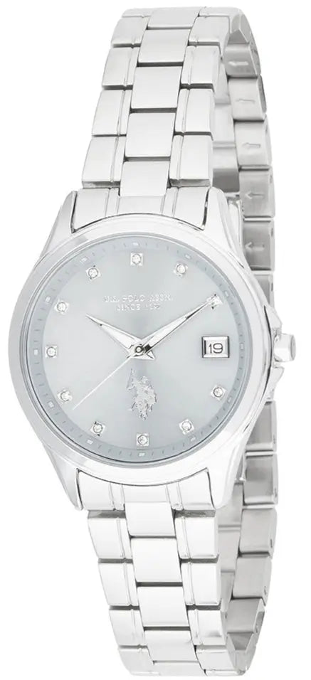 U.S. POLO USP8338ST Louise Silver Stainless Steel Bracelet