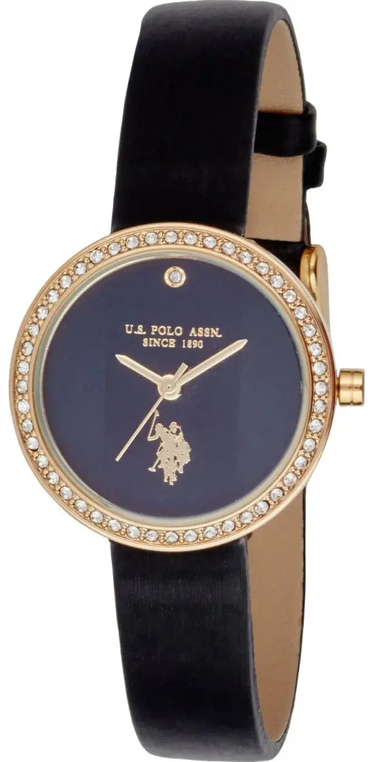 US POLO USP8110YG Camille Gold Metallic Mesh Bracelet