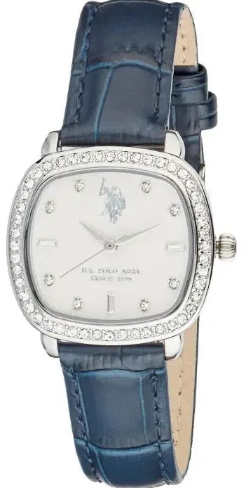 U.S. POLO USP8487BL Mirabelle Blue Leather Strap