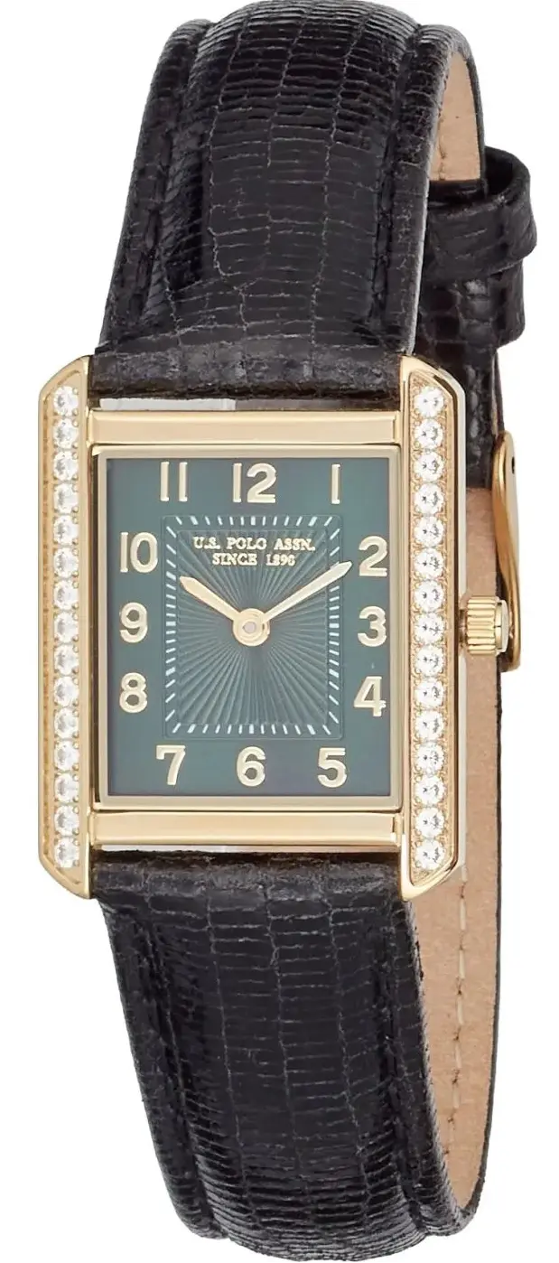 US POLO USP8110YG Camille Gold Metallic Mesh Bracelet