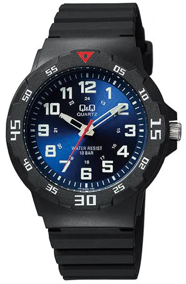 Q&Q VR18J005Y Black Rubber Strap