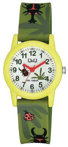 Q&Q VR99J016Y Kids Green Silicon Strap