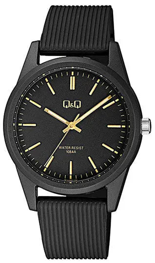 Q&Q VS12J005Y Black Rubber Strap