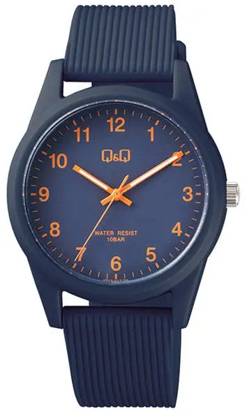 Q&Q VS12J012Y Blue Rubber Strap
