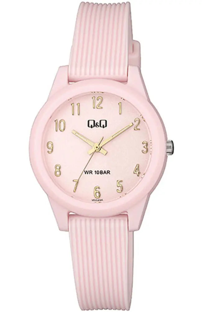 Q&Q VS13J005Y Pink Rubber Strap