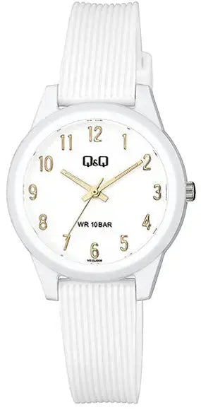 Q&Q VS13J008Y White Rubber Strap