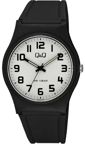 Q&Q VS42J001Y Black Rubber Strap