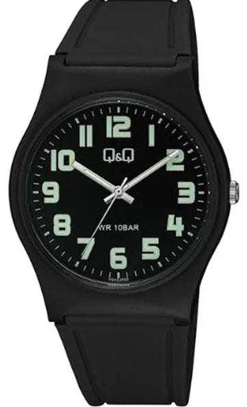 Q&Q VS42J002Y Black Rubber Strap