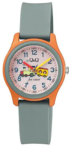 Q&Q VS59J008Y Kids Grey Rubber Strap
