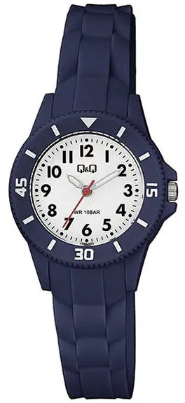 Q&Q VS66J003Y Blue Rubber Strap