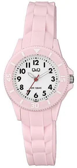 Q&Q VS66J005Y Pink Rubber Strap