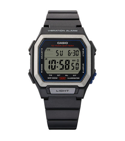 CASIO W-738H-1AVEF Digital Black Rubber Strap