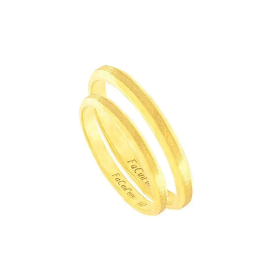 FaCad'oro WR-100S Ασημένιες Βέρες Γάμου