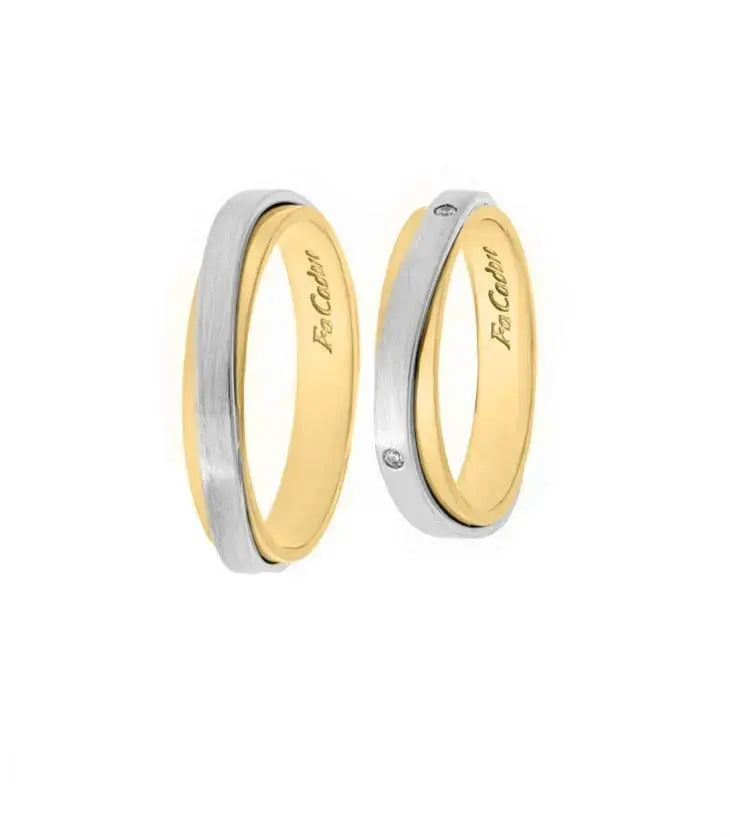 FaCad'oro WR-72S Ασημένιες Βέρες Γάμου