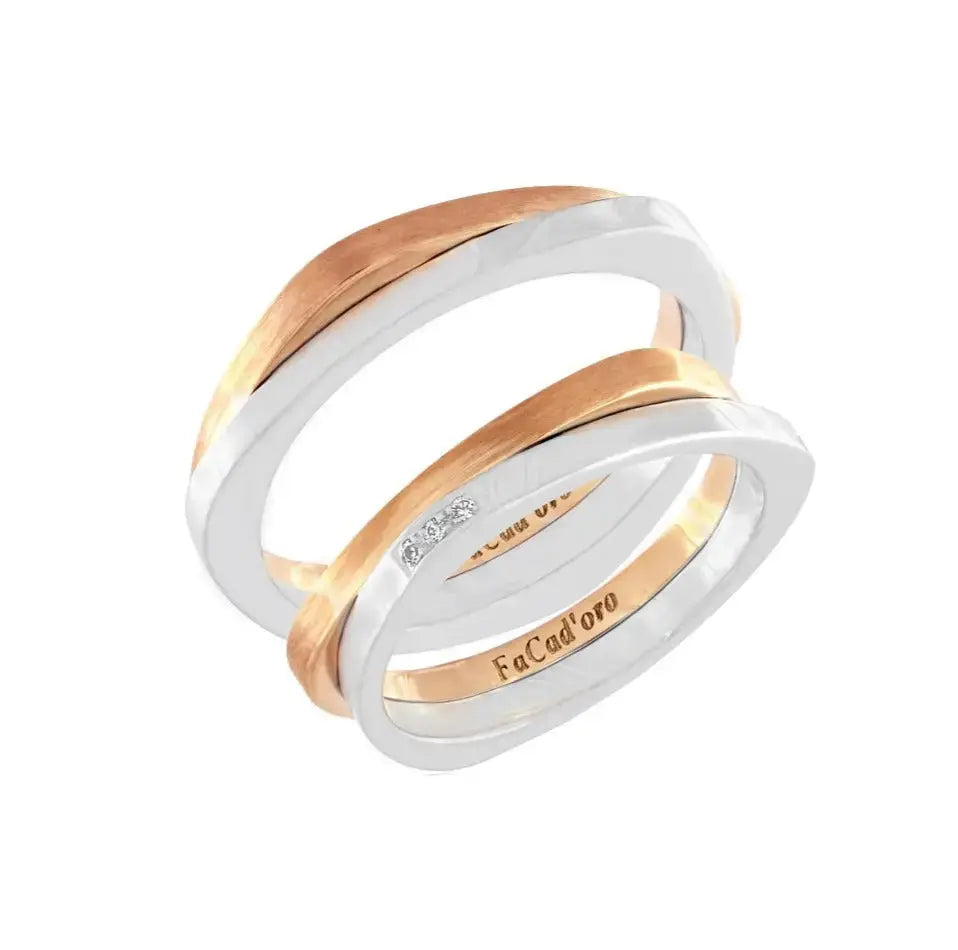 FaCad'oro WR-85S Ασημένιες Βέρες Γάμου