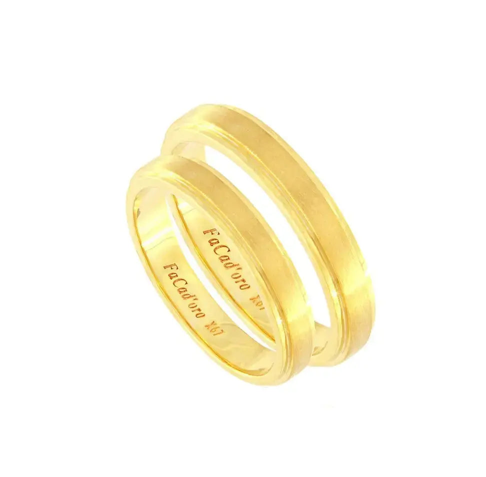 FaCad'oro WR-97S Ασημένιες Βέρες Γάμου