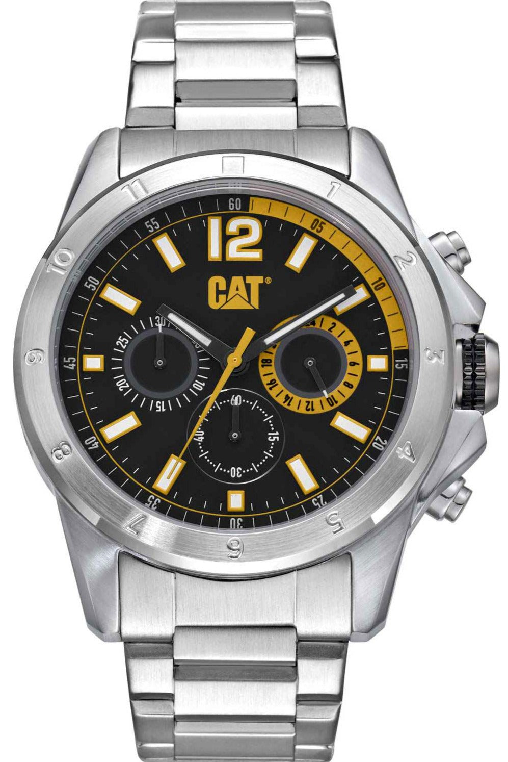 CATERPILLAR YW14311137 Big Twist 24 Chronograph Stainless Steel Bracelet