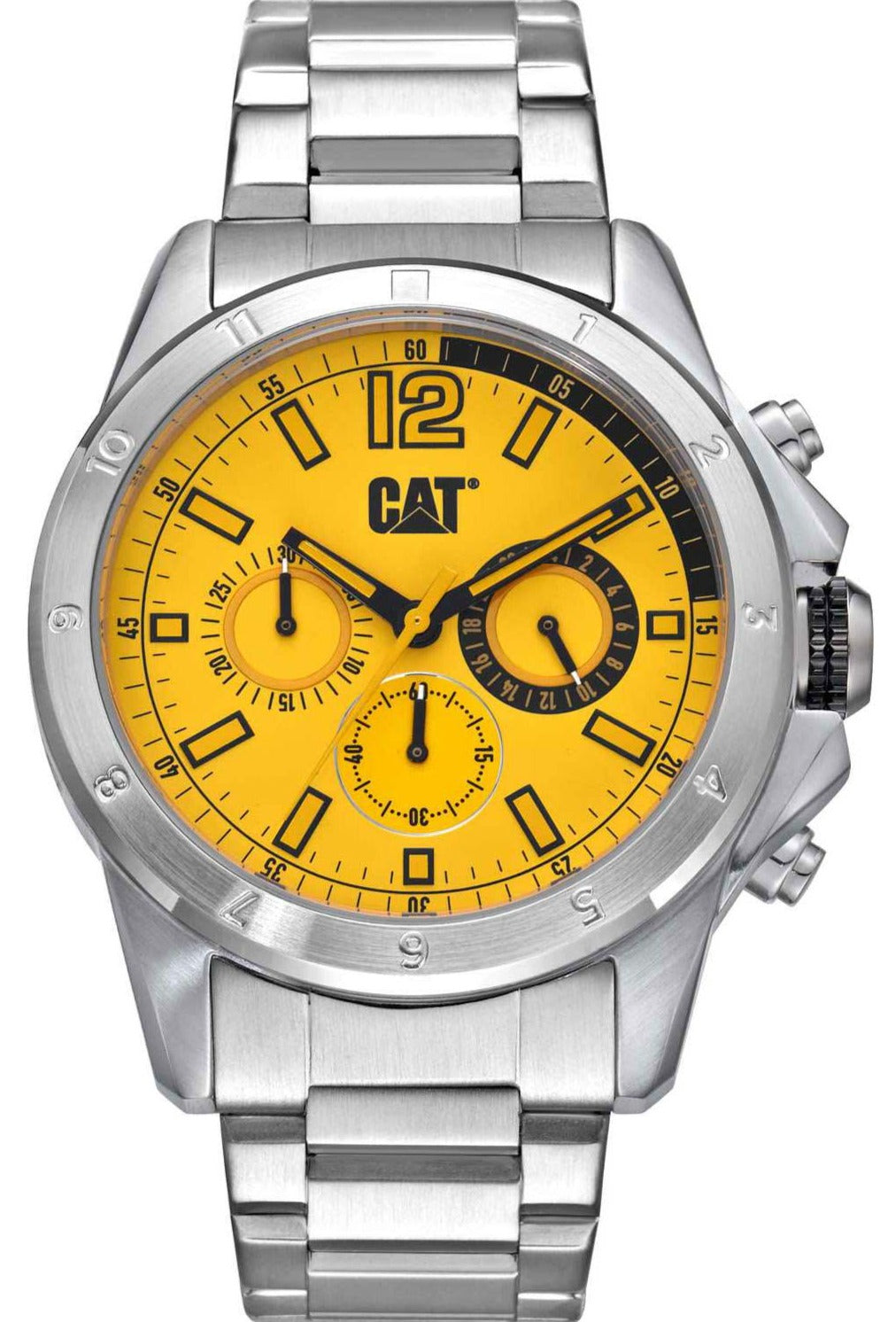 CATERPILLAR YW14311731 Big Twist 24 Chronograph Stainless Steel Bracelet