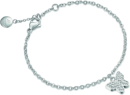 Luca Barra BK2049 Steel Bracelet with Heart