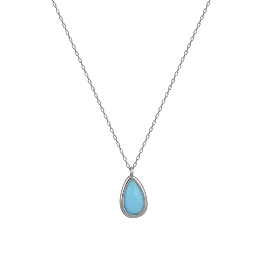 Ballerina Necklace With Zirconia GM208W In Platinum Plated Silver