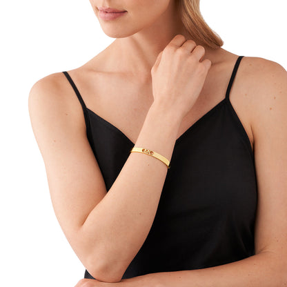 Michael Kors MKJ8061710 Gold Plated Steel Bracelet