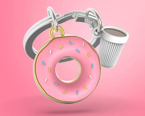 Metalmorphose MTM324-01 Donuts Μπρελόκ από Αλόη