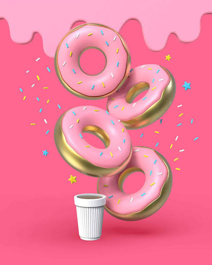 Metalmorphose MTM324-01 Donuts Μπρελόκ από Αλόη