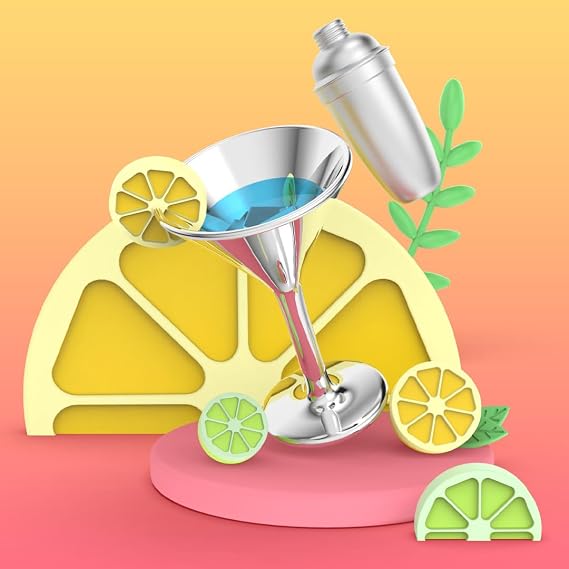 Metalmorphose MTM327-01 Cocktail Μπρελόκ από Αλόη