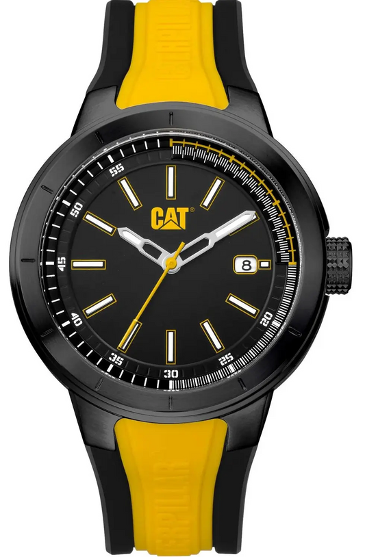 CATERPILLAR NA14127127 T8 Black-Yellow Silicon Strap
