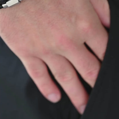 Steel & Barnett LBR/001-M Ανδρικό Βραχιόλι Riley Edition Από Ατσάλι και Δέρμα